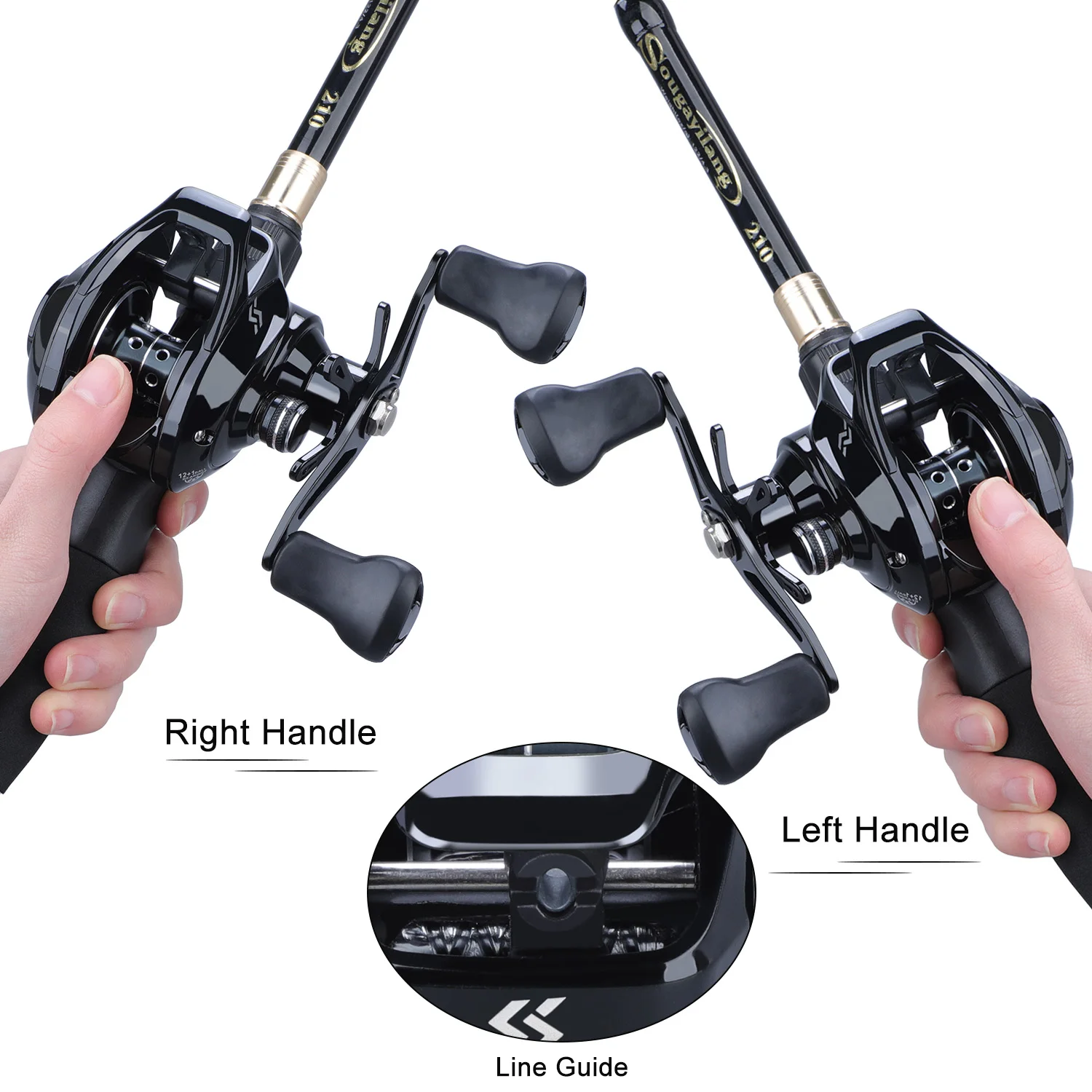 Sougayilang joran dan RIL, Kit - Spincast Reel ulasan dan harga
